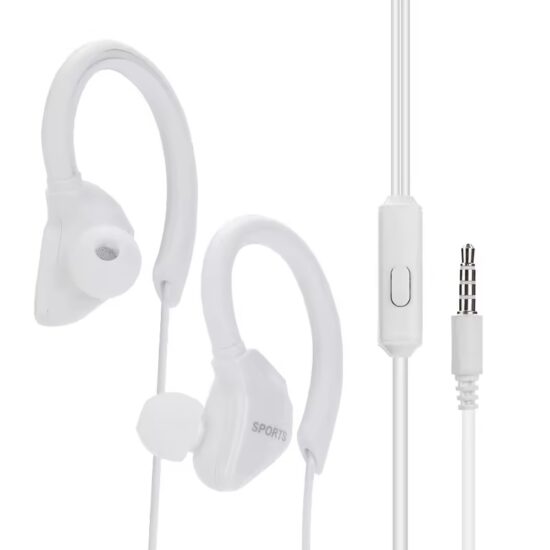 Waterproof sports earhook earphones with bass