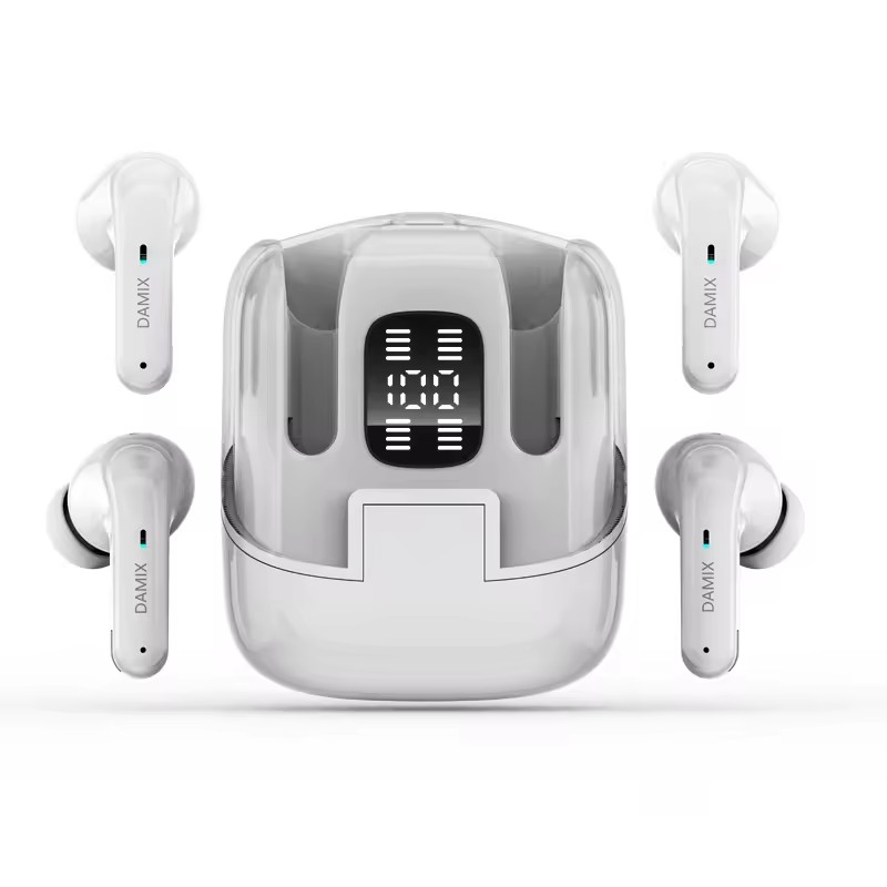 TWS gaming stereo earbuds with low latency and clear mic
