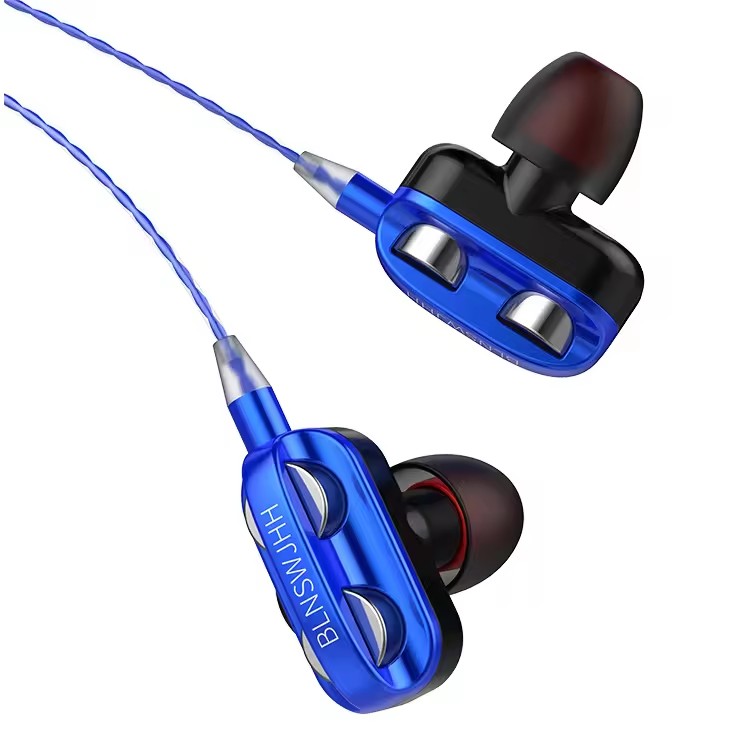 3.5mm wired stereo earphones with mic