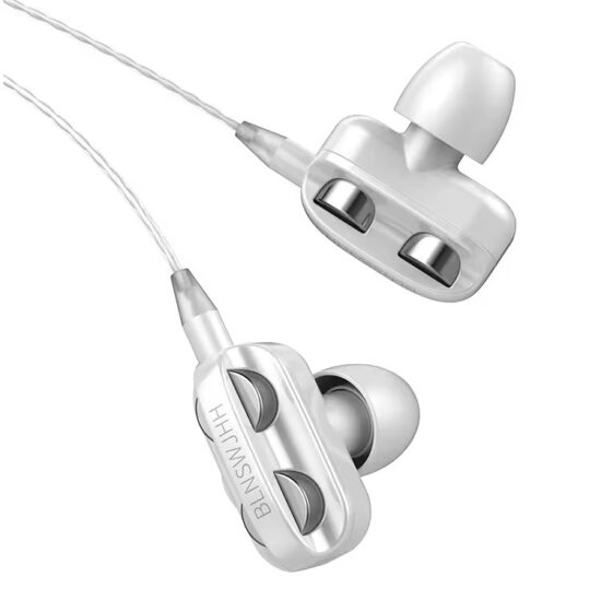 3.5mm wired stereo earphones with mic