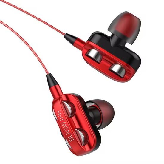 3.5mm wired stereo earphones with mic