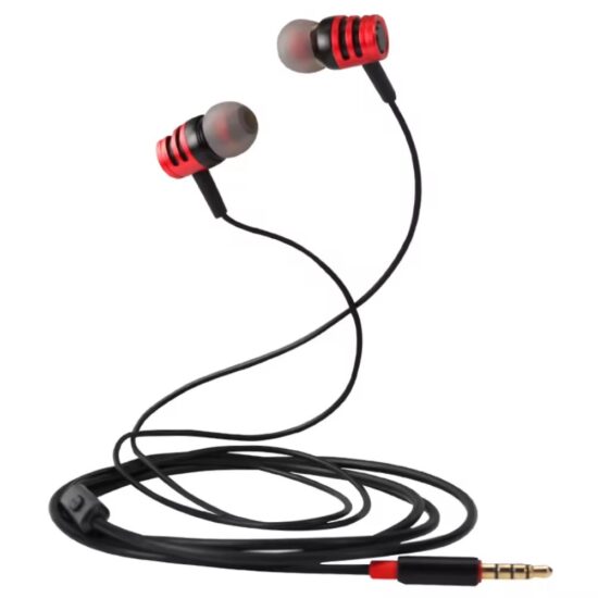 Custom in-ear sports earbuds with microphone