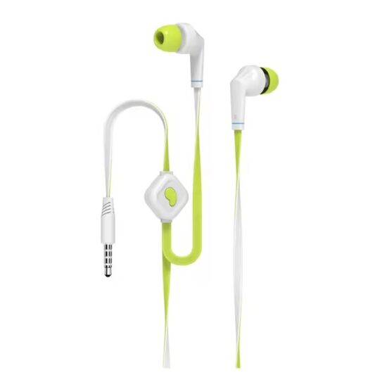 Colorful flat cable wired earphones for MP3 and mobile