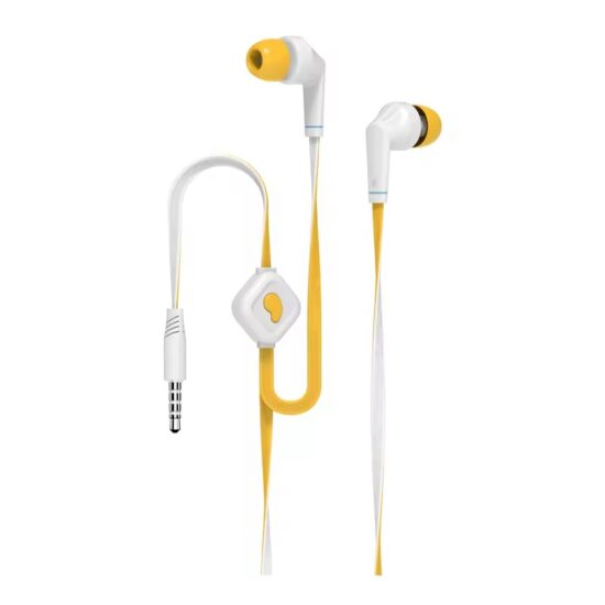 Colorful flat cable wired earphones for MP3 and mobile