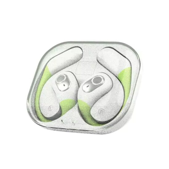 Open-ear gaming headset with microphone