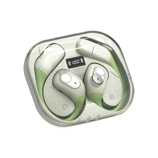 Open-ear gaming headset with microphone