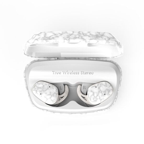 Wireless in-ear running sports earbuds with secure fit