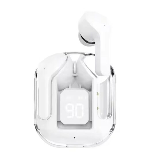 Waterproof wireless earbuds with charging case for sports and gaming